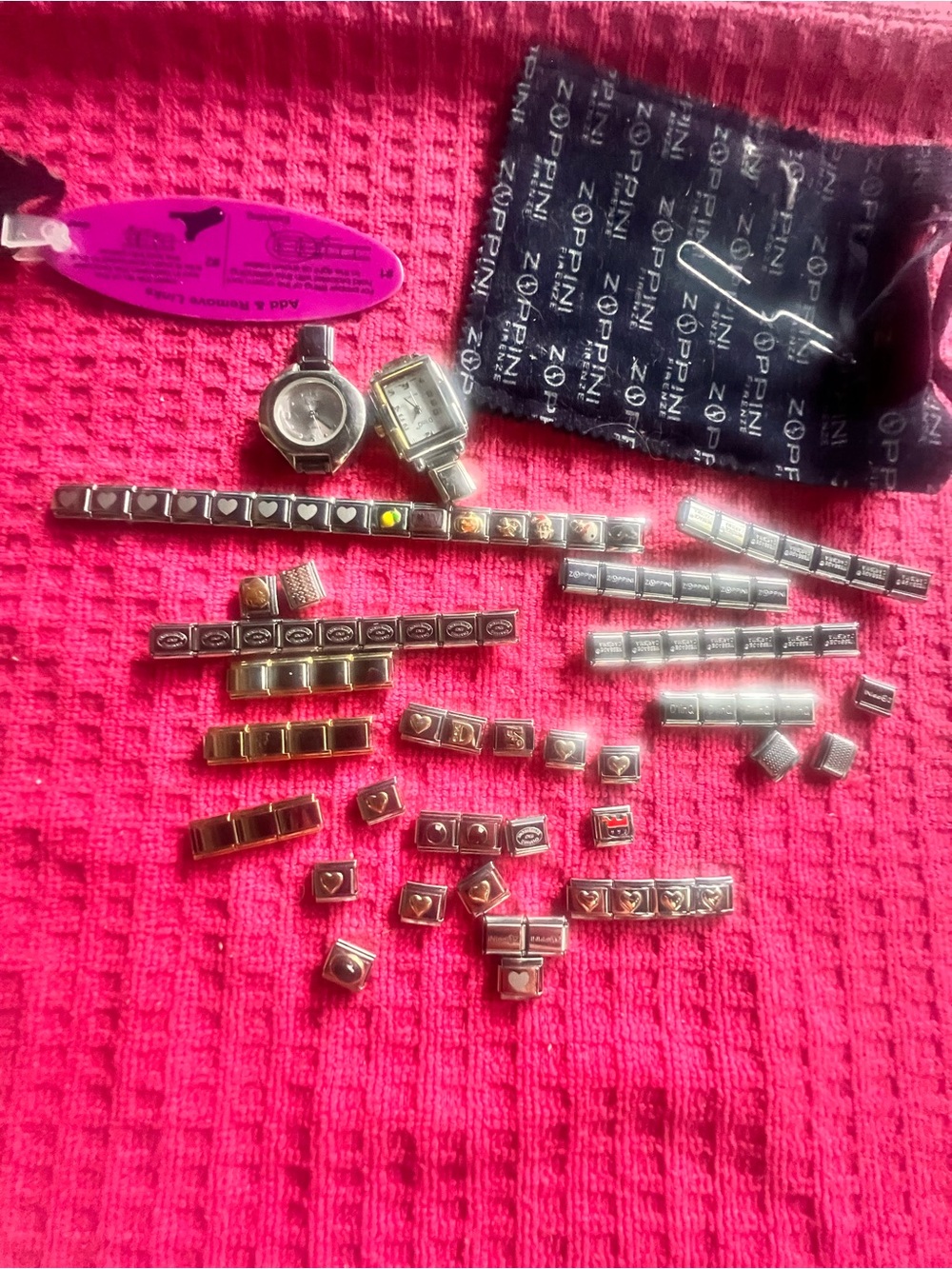 Vintage Zoppini Firenze Italian Charm Bracelet Lot